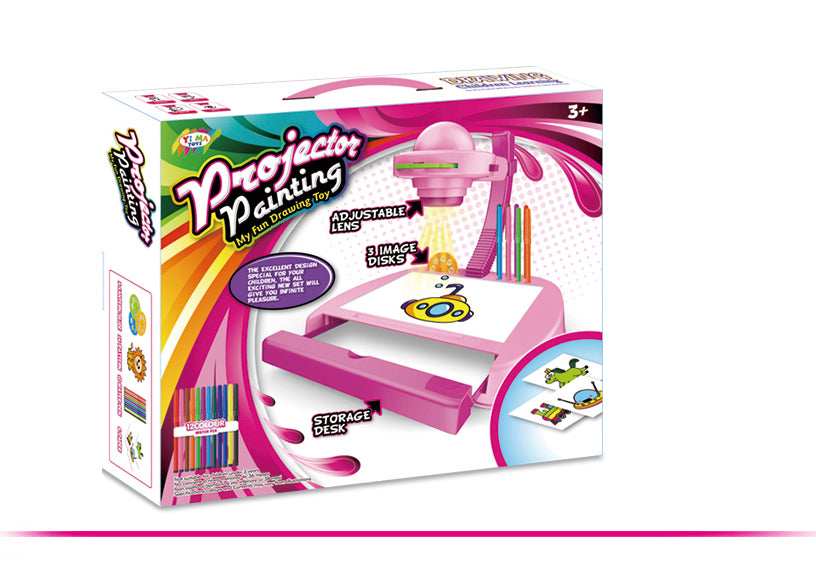 Projector Painting With Light - Pink for kids in Kuwait